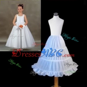 Little Girls' Petticoats for Kids Formal Dress Length 57 cm Children Underskirt Wear Accessory Light