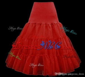 Free shipping A variety of colors Knee Length Skirt Slips Petticoat Crinoline Underskirt Pannier Org