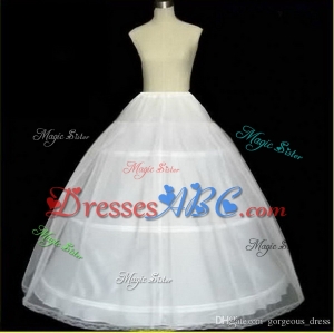 Hot sale Cheapeat 3 Hoop Bridal Gown Dress Petticoat Underskirt Crinoline Wedding Accessories Pettic