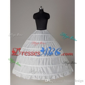 Hot sale 3 Hoop Ball Gown Bridal Petticoat Bone Full Crionline Petticoat Wedding Skirt Slip New
