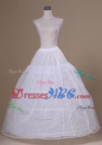 High Quality 3 Hoops Crinoline Underskirt A-line Petticoat For Wedding Dress Bridal Gown In Stock Fr