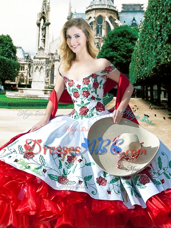 Most Popular Ruffled Layers and Embroideried Detachable Quinceanera Dresses in Organza and Taffeta