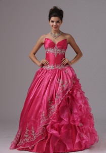 Ruffled Layers Appliques And Sweetheart For Pageant Dress In Alabama