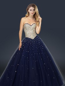 Perfect A Line Sweetheart Sweet 16 Dress With Beading And Paillette