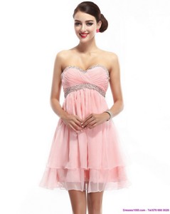 Beautiful Sweetheart Prom Dress With Beading And Ruching