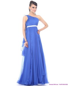 Perfect Halter Top Long Prom Dress With Sash And Ruffles