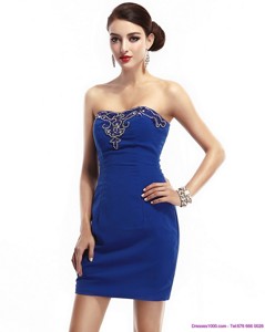 The Most Popular Strapless Short Homecoming Dress With Appliques