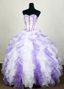 Romantic Ball Gown Sweetheart Floor-length Quinceanera Dress