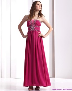 Sophisticated Strapless Floor Length Prom Dress With Beading