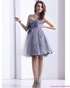 New Style Sweetheart Leopard Prom Dress With Beading