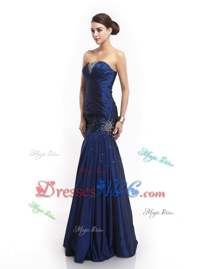 The Super Hot Strapless Mermaid Prom Dress With Beading