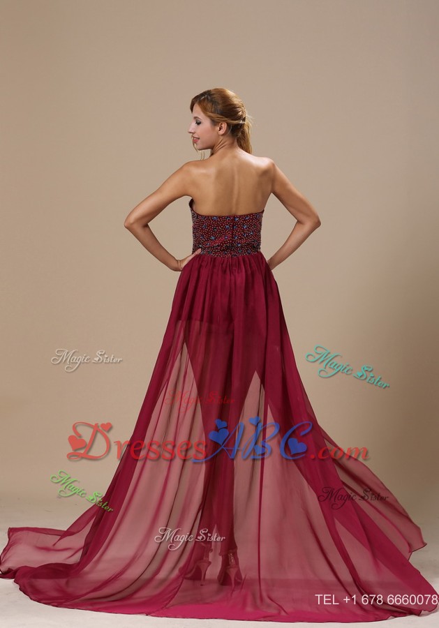 Sweetheart Beaded Bodice and Chiffon In Tallahassee Florida For Prom Dress
