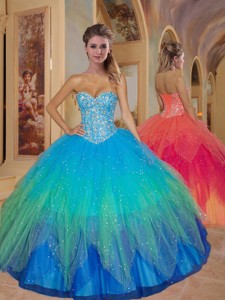 Special Sweetheart Beading Quinceanera Dress In Multi-color